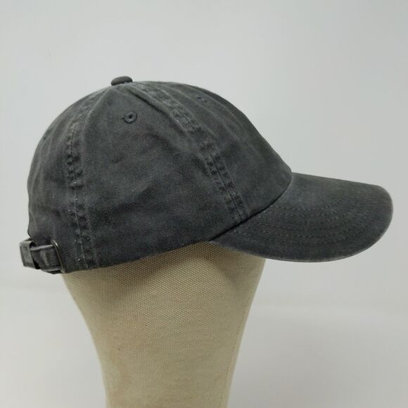 Port Authority Men's Pheasant Slideback Hat Gray Embroidered Logo - Picture 6 of 11
